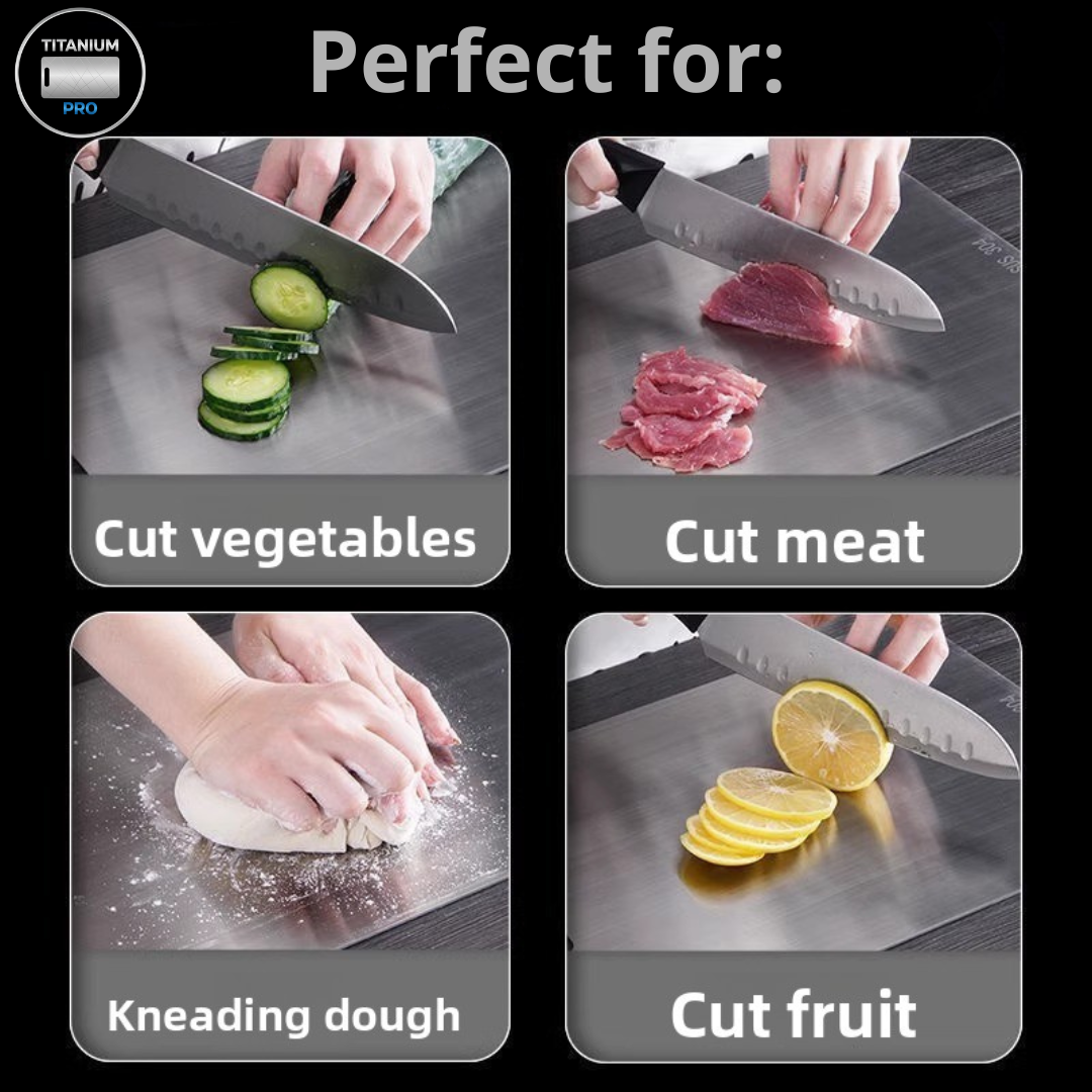 Titanium Pro™ Stainless Steel Cutting Board
