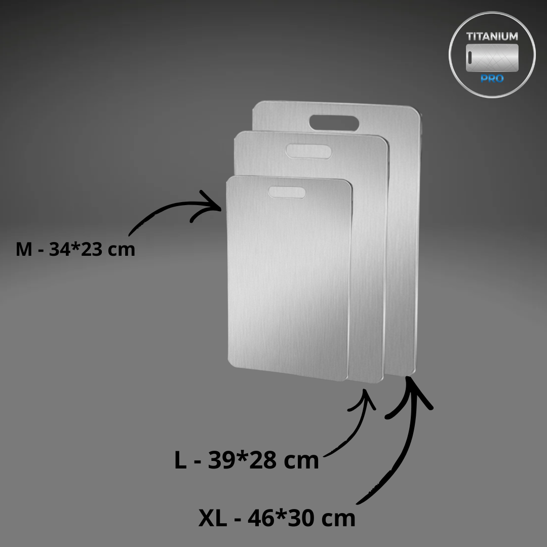 Titanium Pro™ Stainless Steel Cutting Board